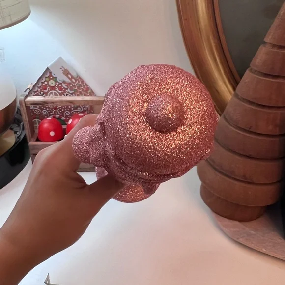 Pink Glitter Nutcracker Figurine - Picture 9 of 9